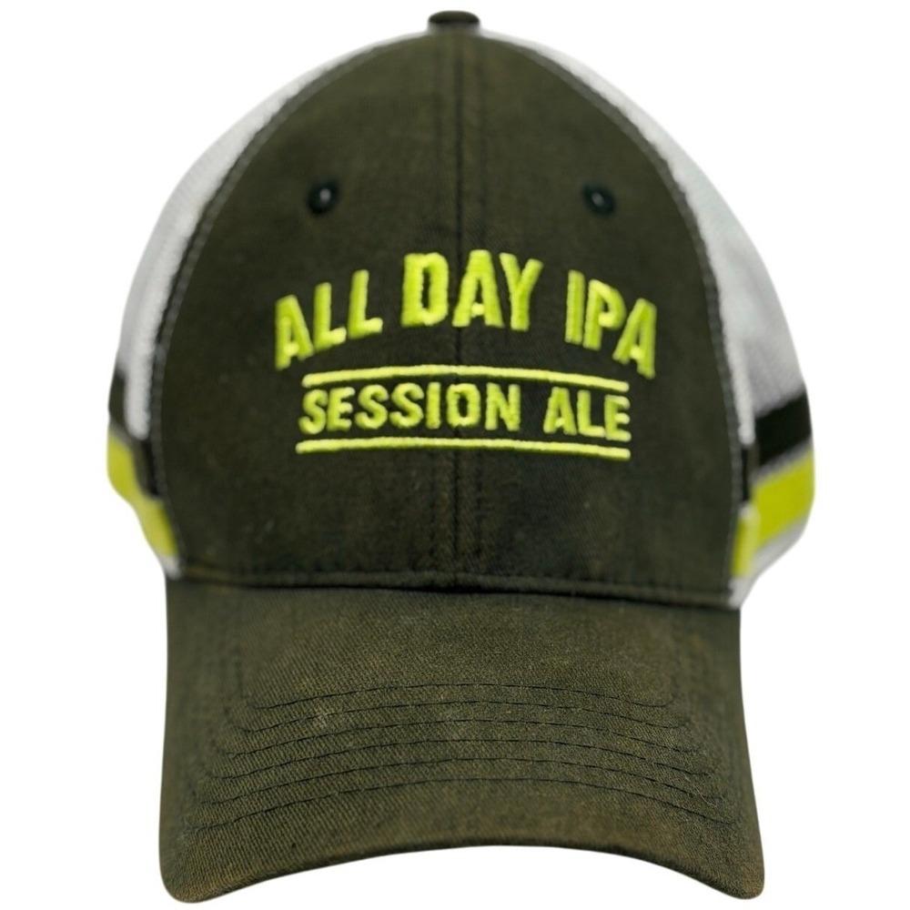 Founders Brewing All Day IPA Session Ale Trucker Hat Boelter Snapback Green Mesh
